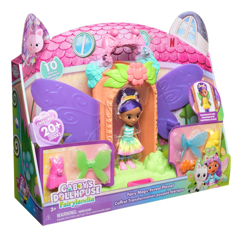 Gabby's Dollhouse Fairy Magic Reveal Playset collectible from Abgee