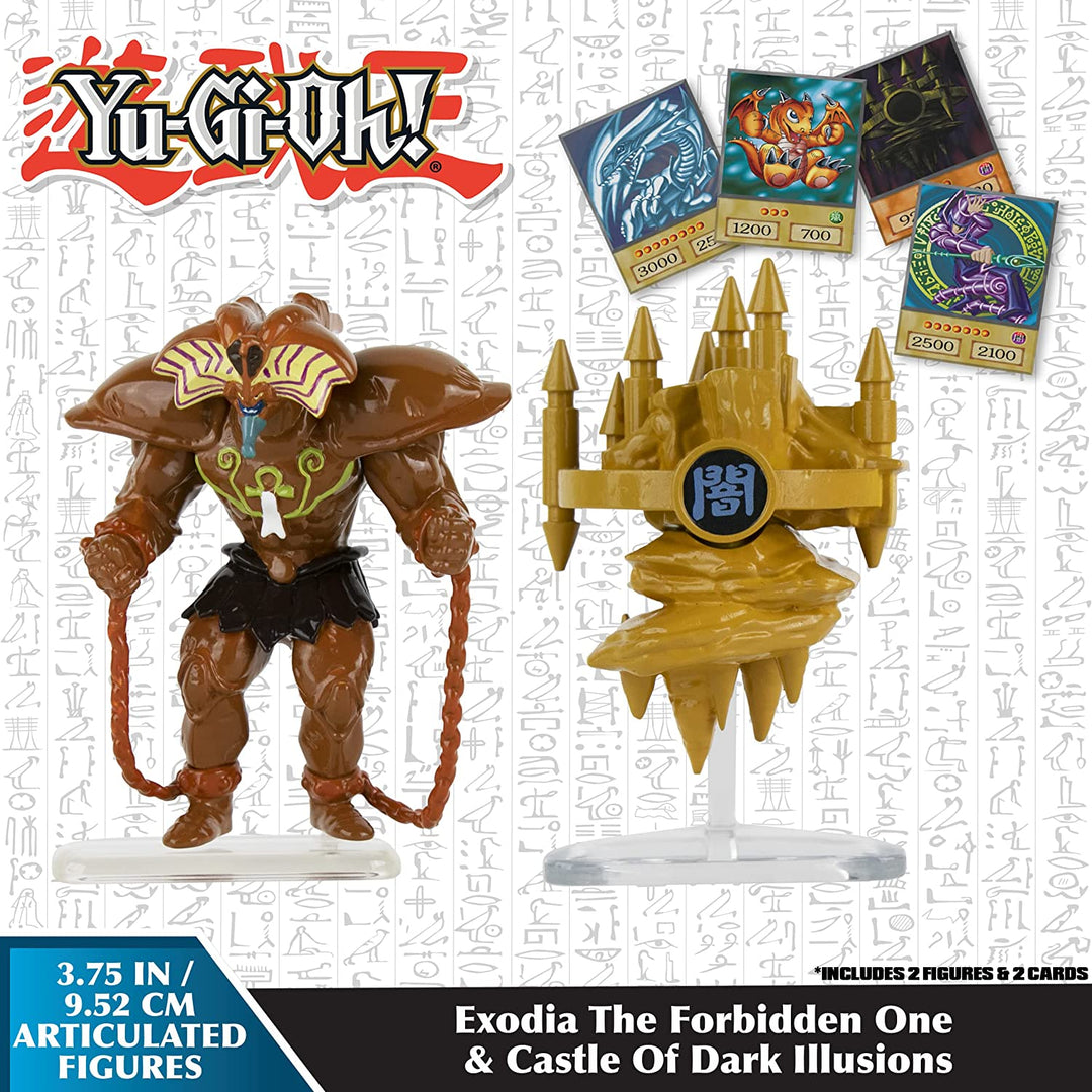 Yu-Gi-Oh 3.75" Exodia & Castle of Dark Figure Set