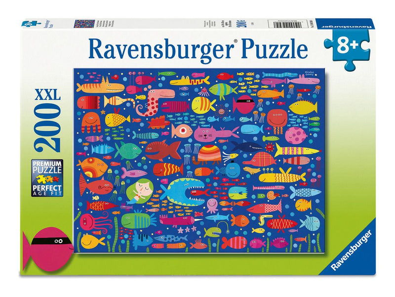 Funny Fish Friends, 200pc XXL, side angle