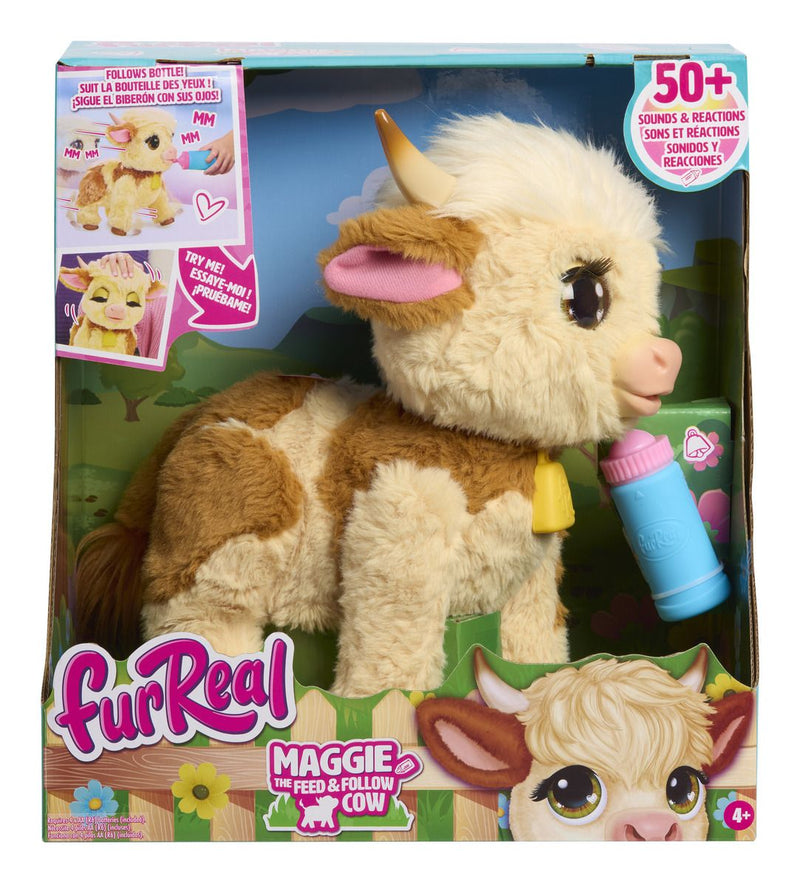 FurReal Maggie The Feed & Follow Cow - Image