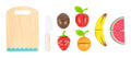 Wooden Cutting Fruits - Image
