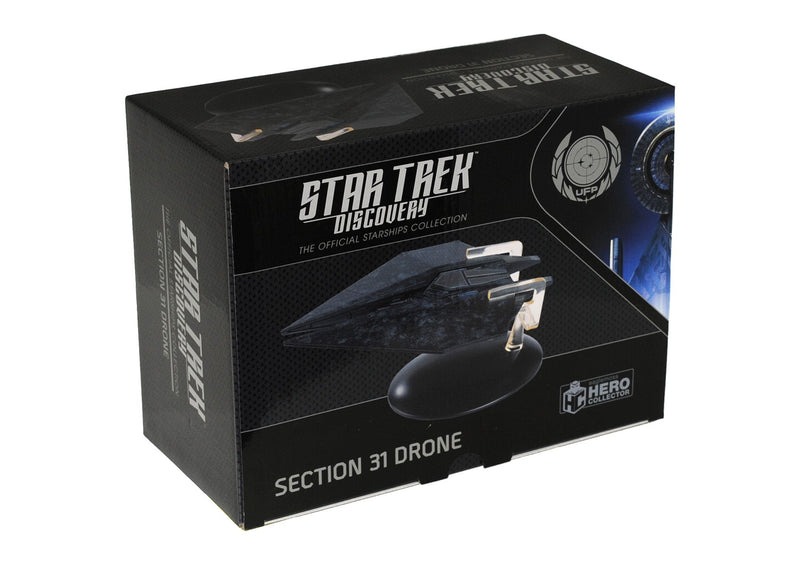 Section 31 Drone Model Diecast Ship Discovery (Eaglemoss / Star Trek), size reference