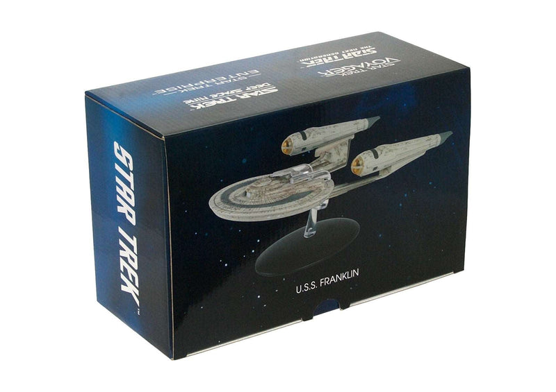 U.S.S. Franklin NX-326 Model Die Cast Ship SPECIAL ISSUE (Eaglemoss / Star Trek), showing reverse