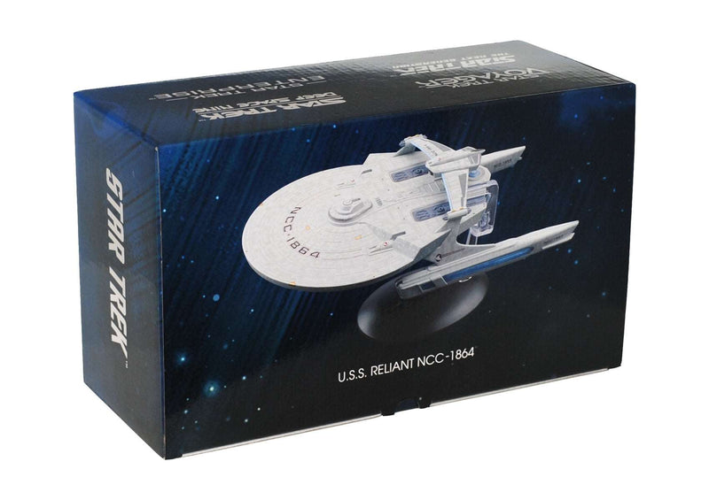 U.S.S. Reliant NCC-1864 Model Diecast Ship XL EDITION (Eaglemoss / Star Trek), in display