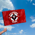 It's Coming Home Badge - Flag with Sleeve - WC26 - 4 Sizes!, rear view