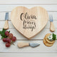 Personalised Engraved Forever My Always Cheese Board