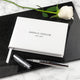 Personalised Engraved White Leather Memoriam Book