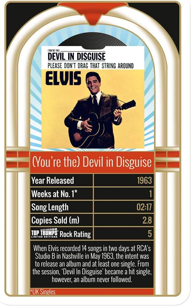 Top Trumps Limited Edition Elvis Presley Card Game