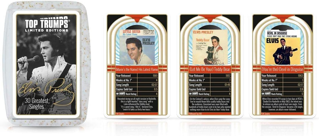 Top Trumps Limited Edition Elvis Presley Card Game