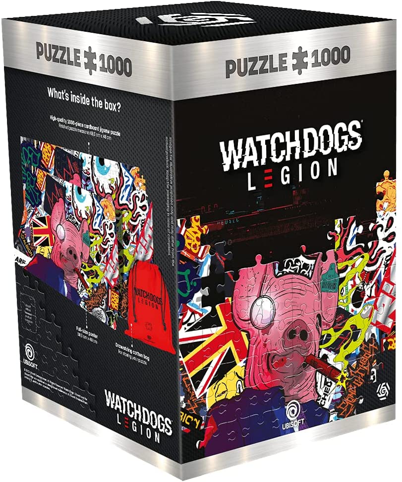 Watch Dogs Legion (Pig Mask) Jigsaw Puzzle (1000 Pieces)