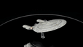 U.S.S. ENTERPRISE NCC-1701-D Handbook & Diecast Ship Picard The Next Generation (Eaglemoss / Star Trek), close-up detail