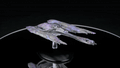 Klingon QOJ Class Discovery Ships Model Diecast Ship (Eaglemoss / Star Trek), side angle