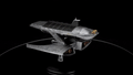 The Festoon (Baron Grimes' Ship) Discovery Ships Model Diecast Ship SSDUK016 (Eaglemoss / Star Trek), side angle