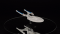 U.S.S. Enterprise NCC-1701-E (Sovereign-class) XL EDITION Ship Model Die Cast Starship (Eaglemoss / Star Trek), side angle
