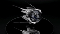 Landing Pod Discovery Ships Model Diecast Ship (Eaglemoss / Star Trek), side angle