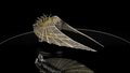 Beacon of Kahless (Klingon Obelisk) Discovery Ships Model Diecast Ship SSDUK021 (Eaglemoss / Star Trek), side angle