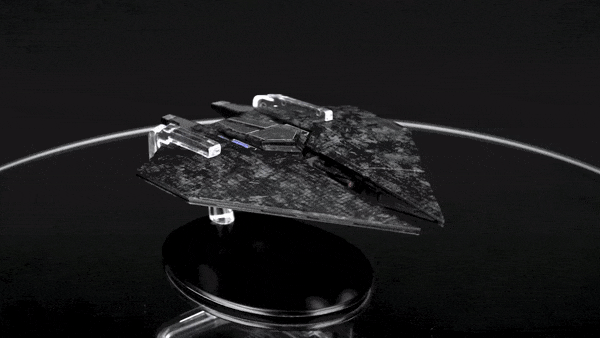 Section 31 Drone Model Diecast Ship Discovery (Eaglemoss / Star Trek), side angle