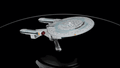 U.S.S. Enterprise NCC-1701-C (Ambassador-class) Ship Model Die Cast Starship Window Boxed (Eaglemoss / Star Trek), side angle
