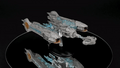 Klingon Sarcophagus (Ship of the Dead) Model Diecast Ship Discovery SPECIAL EDITION (Eaglemoss / Star Trek), side angle