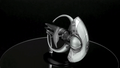 Spock's Jellyfish Model Die Cast Ship SPECIAL ISSUE (Eaglemoss / Star Trek), side angle