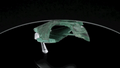 Romulan Warbird Model Diecast Ship STDC05 (Eaglemoss / Star Trek), close-up detail