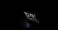Seven of Nine’s Fenris Ranger Ship Die-Cast Model Picard (Eaglemoss / Star Trek), rear view