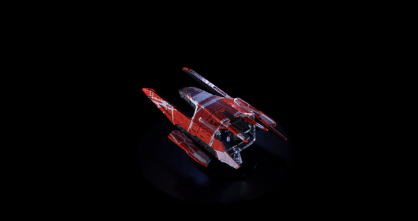 La Sirena (Kaplan F17-class) FC Model Diecast Ship Picard Universe (Eaglemoss / Star Trek), packaging shot