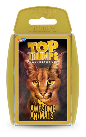 Awesome Animals Top Trumps Card Game