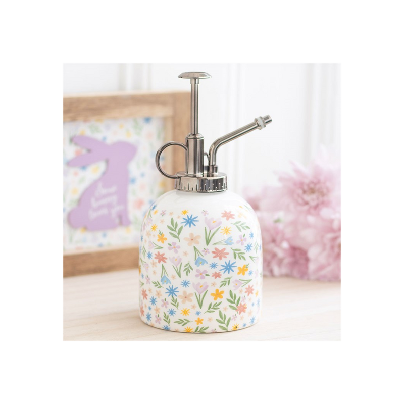 Spring Floral Print Ceramic Plant Mister