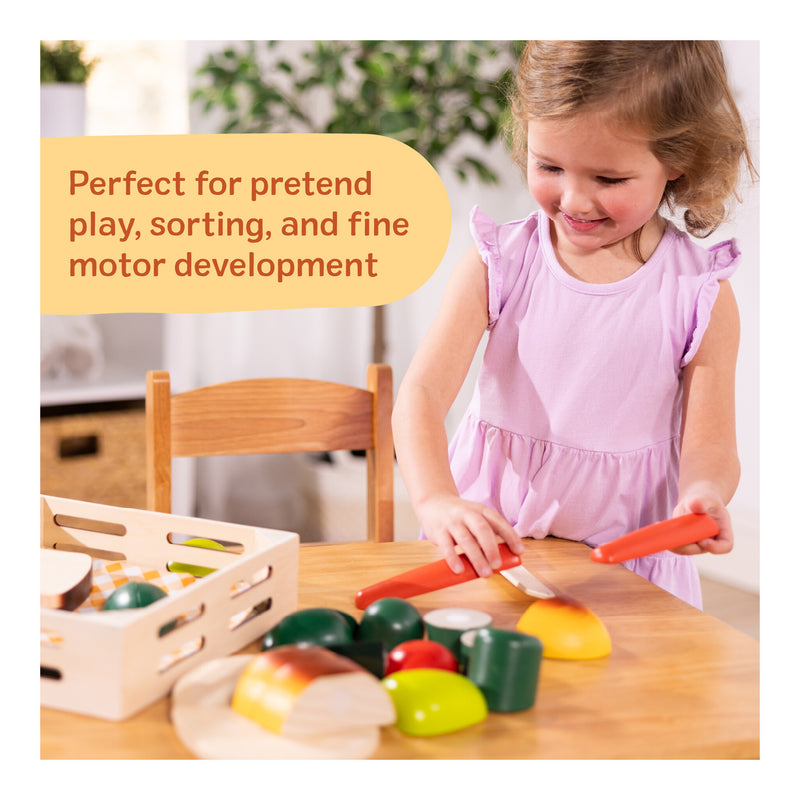 Melissa & Doug Wooden Cutting Food