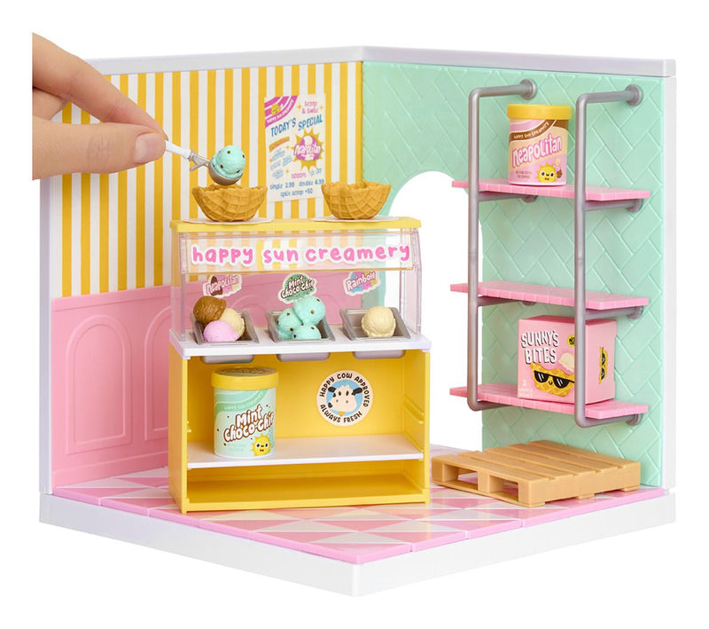 MGA's Miniverse Space Starter Pack - Ice Cream, in display