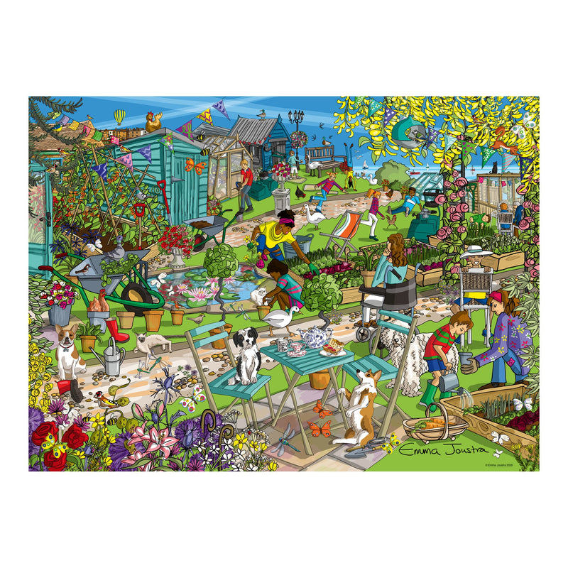 Seaside Allotment 500 Piece Jigsaw Puzzle