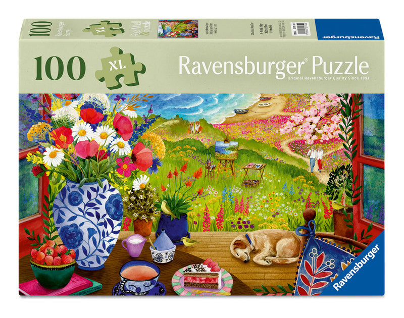 Seaside Window View 100 Piece Jigsaw Puzzle