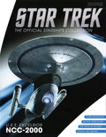 U.S.S. Excelsior NCC-2000 XL EDITION Model Die Cast Ship (Eaglemoss / Star Trek), in display