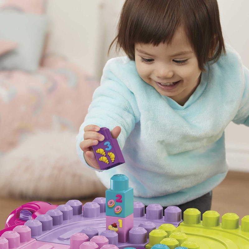 Mega Bloks Build n Learn Table Pink - Image