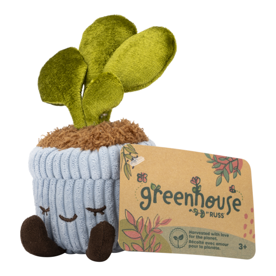 Plush - 6in Greenhouse Corduroy Plants Recycled