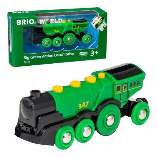 Brio World Big Green Action Locomotive