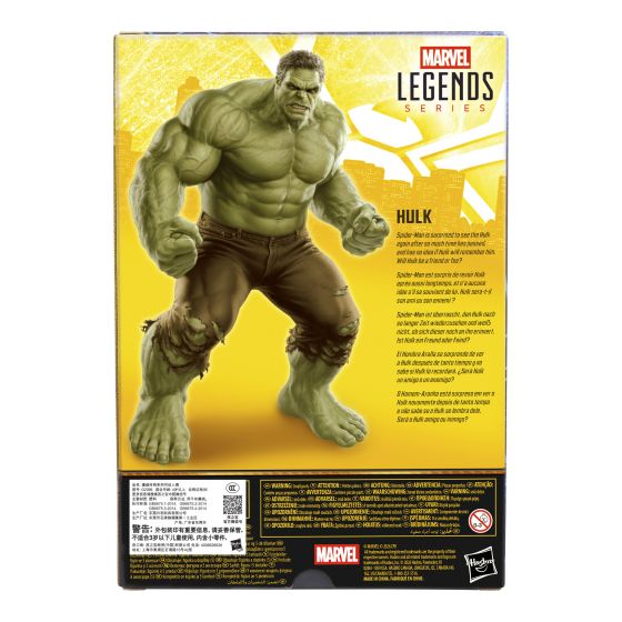 Marvel Legends Series Hulk, Spider-Man: Brand New Day, close up detail
