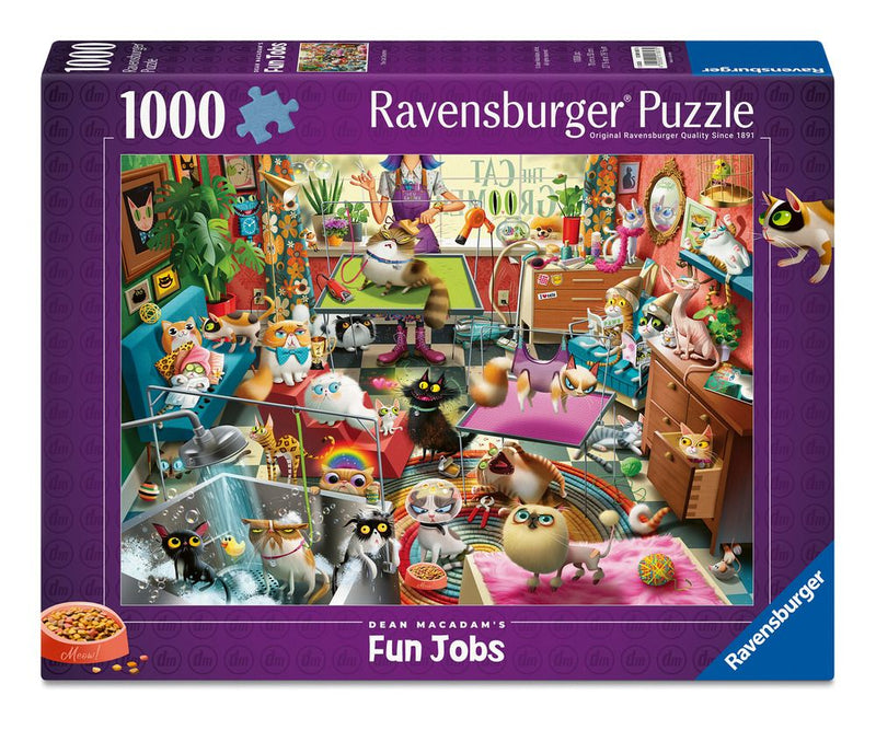 The Cat Groomer, 1000pc - Image