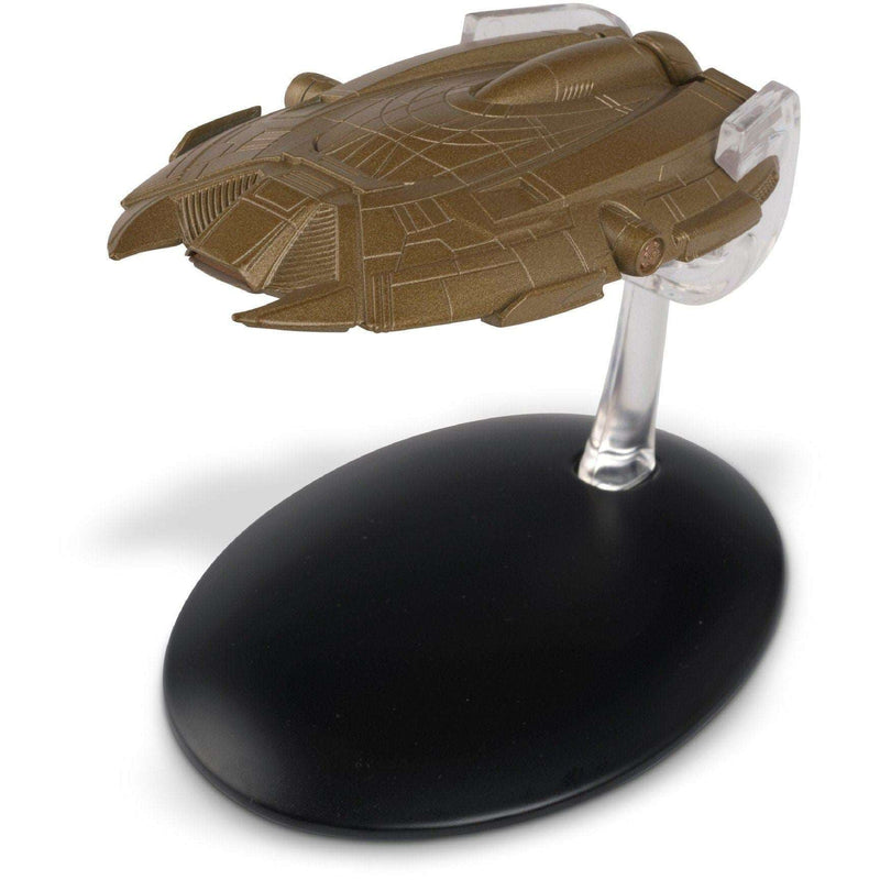 22nd Century Ferengi Starship Model Die Cast Ship (Eaglemoss / Star Trek), rear view