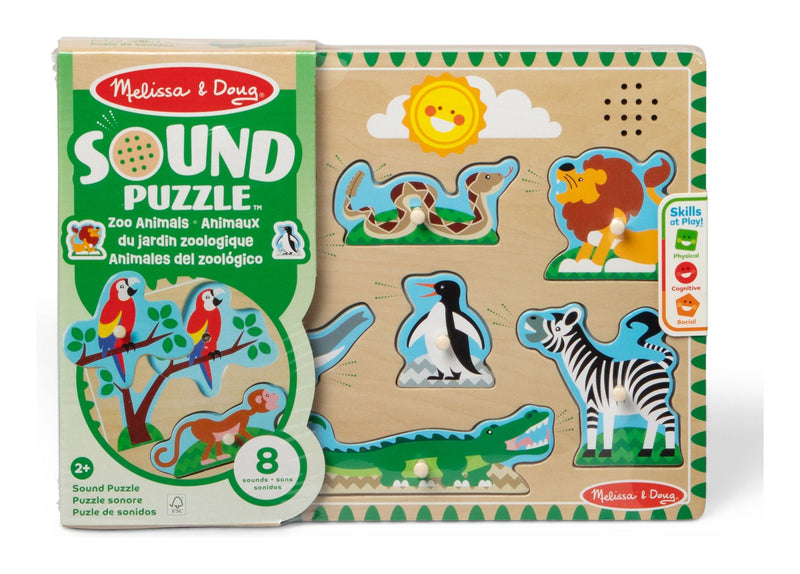 Melissa & Doug - Sound Puzzle Astd In Tray - Image