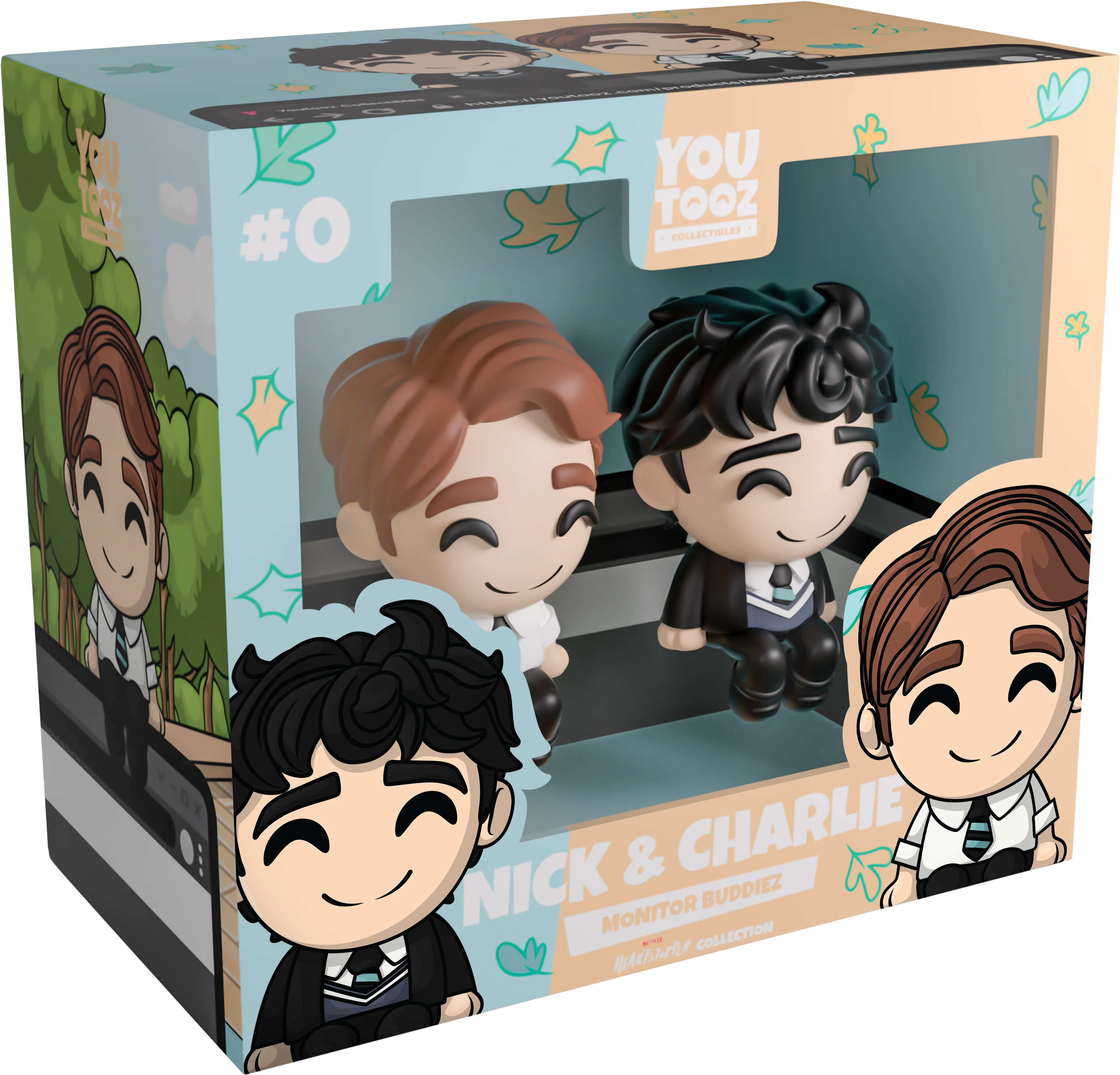 Youtooz Heartstopper Nick & Charlie Monitor Buddiez Figures