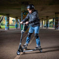 Xootz Pulse Scooter White, side angle