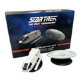 Enterprise Shuttles - Set 2 (Type 6 Shuttlecraft 'Hawking' & Captain's Yacht 'Calypso') Model Die Cast Ship (Eagl, in display