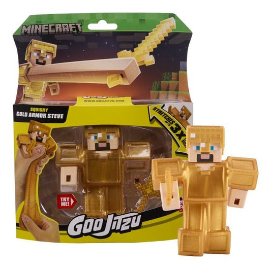 Heroes of Goo Jit Zu Minecraft Gold Armour Steve