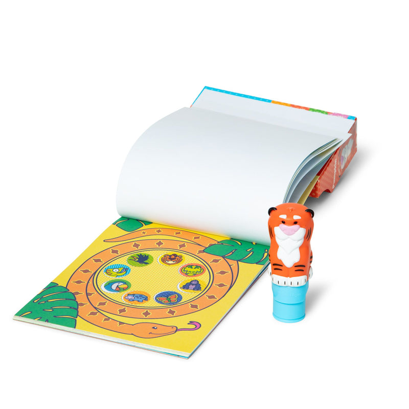 Melissa & Doug - Sticker Wow! Pad/Stamp Tiger, side angle