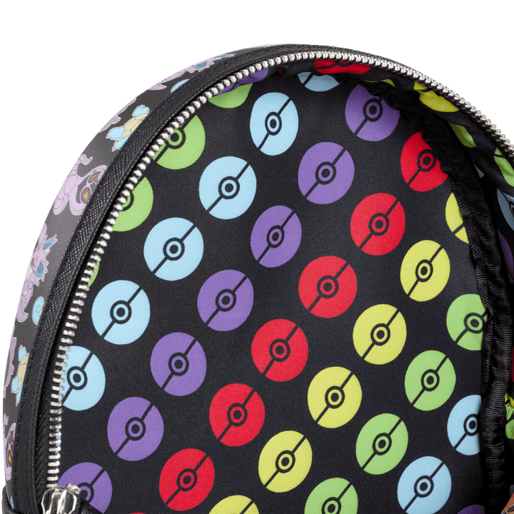 Loungefly Pokemon Multi Character All Over Print Mini Backpack