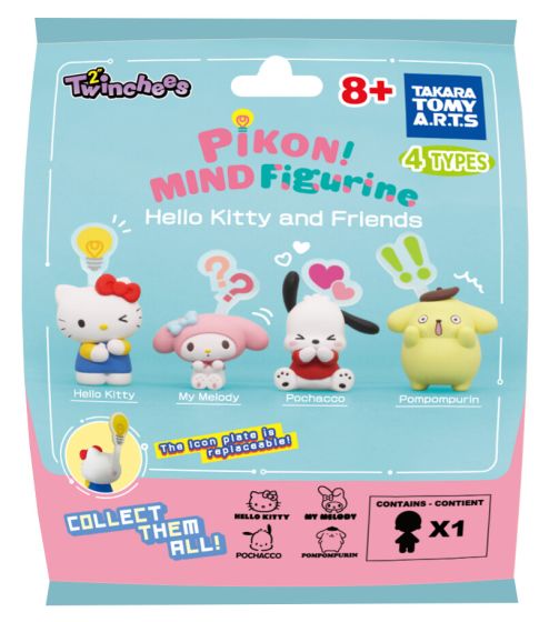 Twinchees Hello Kitty and Friends PIKON! MIND Figures