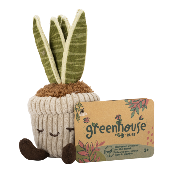 Plush - 6in Greenhouse Corduroy Plants Recycled