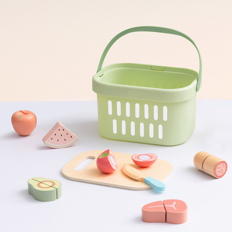 Wooden Cutting Food Set